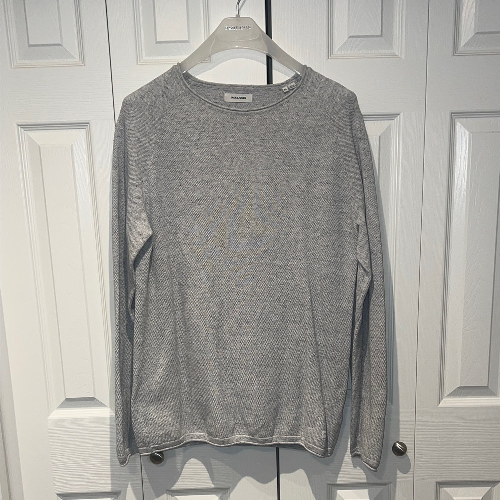 Jack & Jones Heather Gray Knit Top